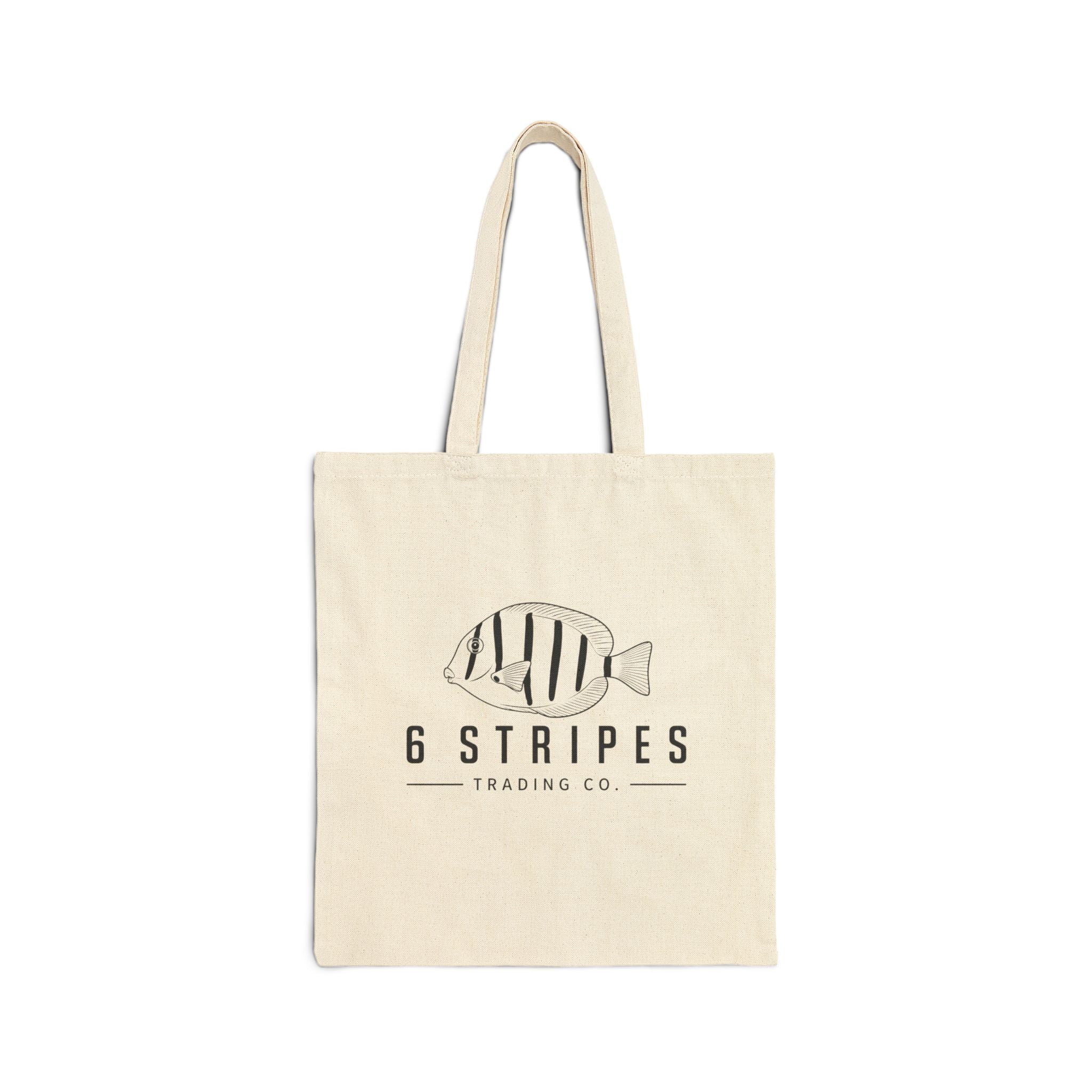 Logo Cotton Canvas Tote Bag