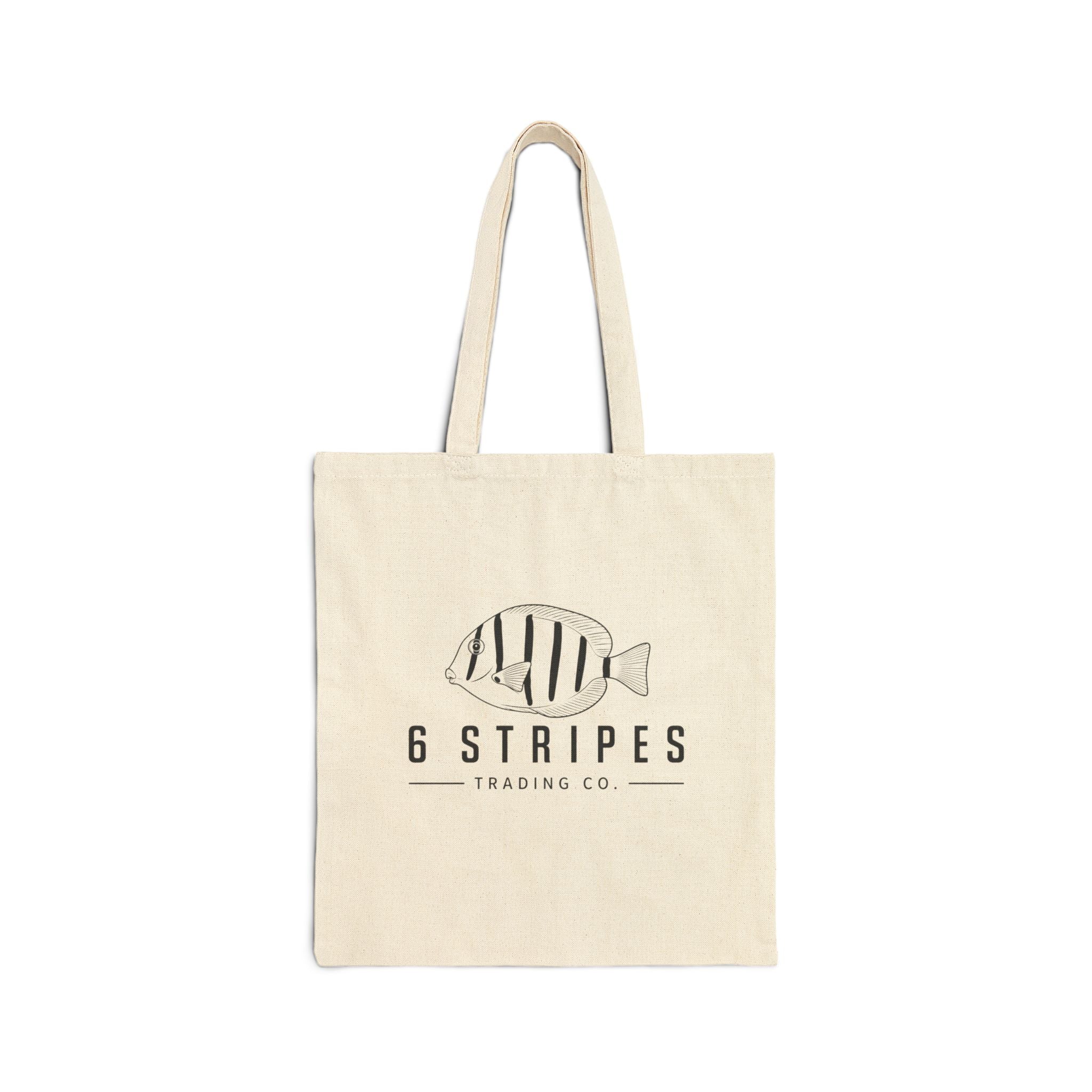 Logo Cotton Canvas Tote Bag